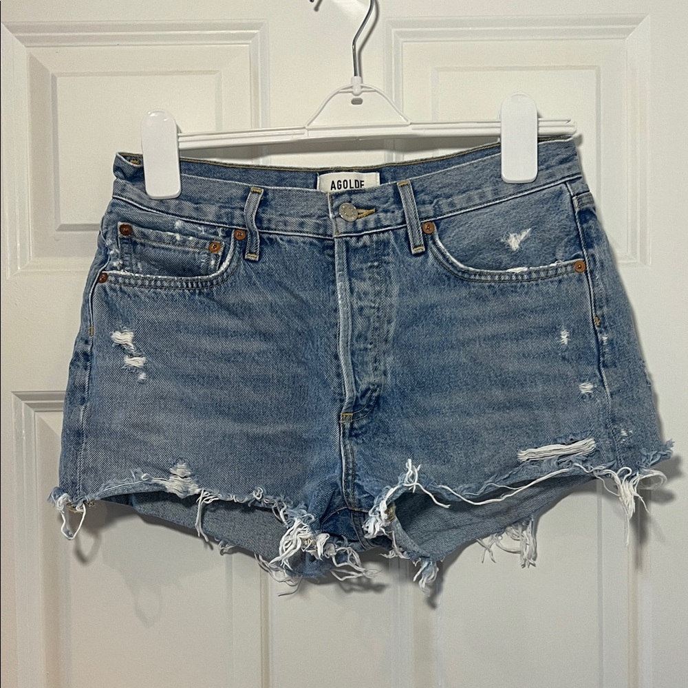 Agolde Women's Parker Cutoff Jean Shorts